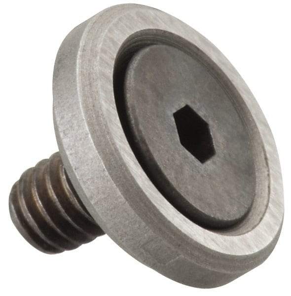 Gibraltar - 8-32 Thread, 1/2" OD, 1/4" High, Flat Foot - Steel & Lead Alloy - Caliber Tooling