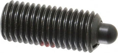 Jergens - 3/4-10, 1-3/4" Thread Length, 5/16" Plunger Projection, Steel Threaded Spring Plunger - 0.374" Max Plunger Diam, 1-3/4" Plunger Length, 6.7 Lb Init End Force, 37.3 Lb Final End Force, 3/8" Hex - Caliber Tooling