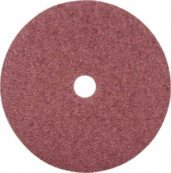 3M - 7" Diam 7/8" Hole 36 Grit Fiber Disc - Very Coarse Grade, Ceramic, 8,600 Max RPM, Series 988C - Caliber Tooling