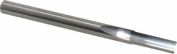 Onsrud - 1/4" Diam, 1/4" Shank Diam, 3/4" Length of Cut, 1 Flute Single Edge Straight Router Bit - 3-1/4" Overall Length, Left Hand Cut, Solid Carbide - Caliber Tooling