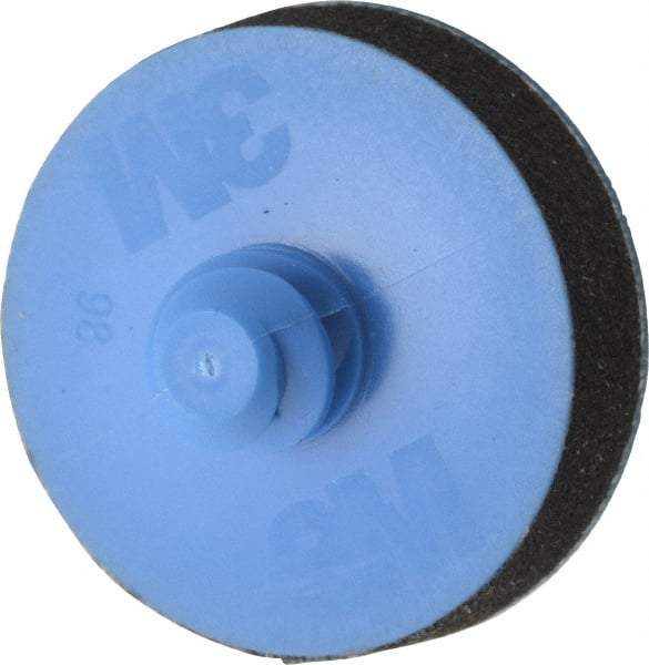 3M - 1-1/4" Diam Quick-Change Disc Backing Pad - Medium Density, 10,000 RPM, Roloc Compatible - Caliber Tooling