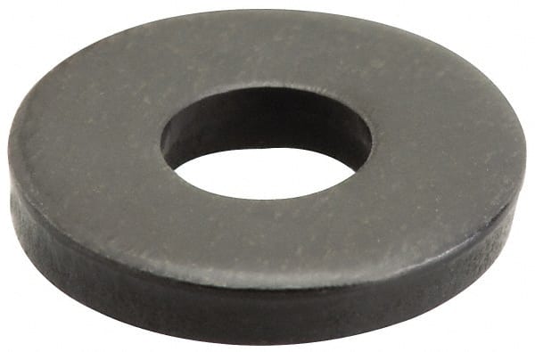 M12 Screw Standard Flat Washer: Case Hardened Steel, Black Oxide Finish 13mm ID x 29mm OD, 3mm Thick, Black Oxide Finish