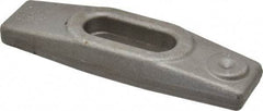 Jergens - 5/8" Stud, 1-3/8" Travel, 6" OAL x 1-3/4" Overall Width x 7/8" Overall Height, Heel Clamp - Grade C-1030/C-1035 Forged Steel, 1-3/8" Long x 11/16" Wide Slot, 2-5/16" Length x 1-1/4" Width x 9/16" Tapered Height - Caliber Tooling