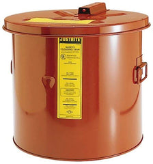 Justrite - Bench Top Solvent-Based Parts Washer - 3.5 Gal Max Operating Capacity, Steel Tank, 11-1/4" High x 11-3/8" Wide - Caliber Tooling