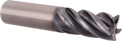 Kennametal - 18mm, 5 Flute, Solid Carbide, 0.75mm Corner Radius End Mill - 92mm OAL, 32mm LOC - Caliber Tooling