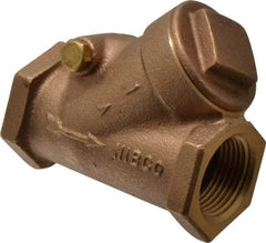 NIBCO - 1" Bronze Check Valve - Y-Pattern, FNPT x FNPT, 200 WOG - Caliber Tooling