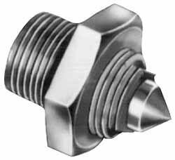 Jergens - 7/8-14 Clamp Cylinder Pressure Point - For Threaded Cylinders, 1/2" Wide - Caliber Tooling