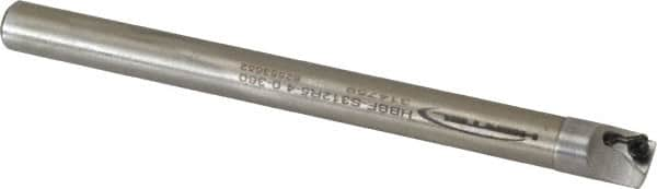 Hertel - 0.36" Min Bore Diam, 4" OAL, 5/16" Shank Diam, HBBF Indexable Boring Bar - 1-1/4" Max Bore Depth, TD.. Insert, Screw Holding Method - Caliber Tooling