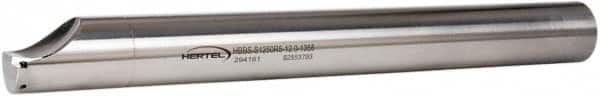 Hertel - 1.355" Min Bore Diam, 12" OAL, 1-1/4" Shank Diam, HBBS Indexable Boring Bar - 10" Max Bore Depth, TD.., TP.. Insert, Screw Holding Method - Caliber Tooling