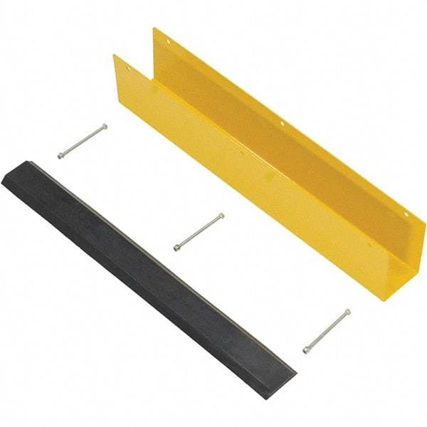 Vestil - 4-7/8" Long, Rubber Rack Guard - Yellow/Black - Caliber Tooling