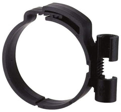 ZSI - 1/2" Pipe, 3/8" Rod, 7/8" Tube Diam, Cushion Clamp - Black, 150 Lb Capacity, Polyamide - Caliber Tooling