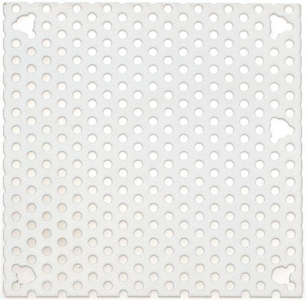 Cooper B-Line - 4-1/4" OAW x 4-1/4" OAH Powder Coat Finish Electrical Enclosure Perforated Panel - 6" x 6" Box, 16 Gauge Steel, Use with 664-1 - Caliber Tooling