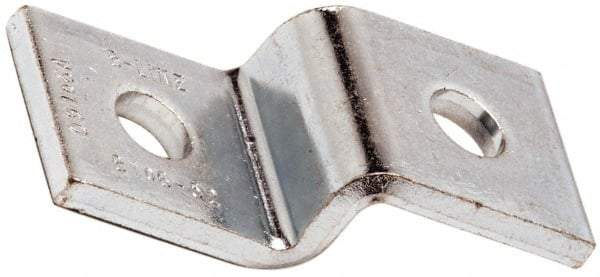 Cooper B-Line - Zinc Plated Carbon Steel Z Strut Fitting - 1/2" Bolt, 2 Holes, Used with Cooper B Line Channel & Strut (All Sizes Except B62 & B72) - Caliber Tooling