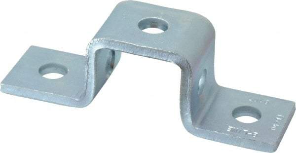 Cooper B-Line - Zinc Plated Carbon Steel Bracket Strut Fitting - 1/2" Bolt, 5 Holes, Used with Cooper B Line Channel & Strut (All Sizes Except B62 & B72) - Caliber Tooling