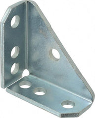 Cooper B-Line - Zinc Plated Carbon Steel 90° Gusset Strut Fitting - 7 Holes, Used with Cooper B Line Channel & Strut (All Sizes Except B62 & B72) - Caliber Tooling