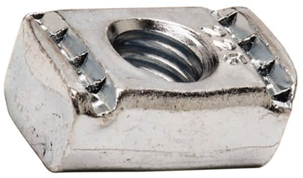 Cooper B-Line - 3/8" Rod, Zinc Plated Carbon Steel Channel Strut Nut with O Spring - 1100 Lb Capacity, 3/8" Bolt, 1 Hole, Used with Cooper B Line B11, B12, B22, B24, B26 & B32 Channel & Strut - Caliber Tooling