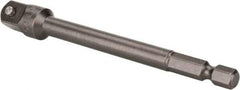 Proto - 3/8" Square Size Hex to Square Adapter - 1/4" Hex Drive, 4" OAL - Caliber Tooling