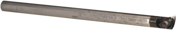 Kennametal - NP.., 5° Lead Angle E-NKLC Internal Right Hand Indexable Profiling Toolholder - 5/8" Shank Width, 10" Long, Carbide, Through Coolant - Caliber Tooling