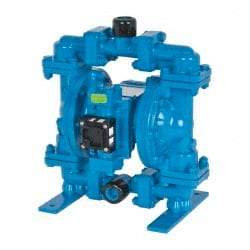 SandPIPER - 1/2" NPT, Metallic, Air Operated Diaphragm Pump - Buna-N Diaphragm, Aluminum Housing - Caliber Tooling