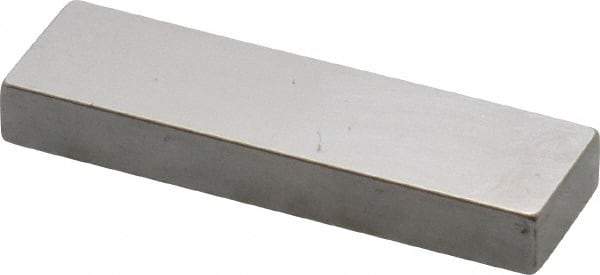 Mitutoyo - 0.149" Rectangular Steel Gage Block - Accuracy Grade 0, Includes Certificate of Inspection - Caliber Tooling