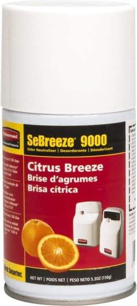 Rubbermaid - 5.3 oz Air Freshener Dispenser Aerosol Refill - Citrus, Compatible with 5137 & 5169 Units - Caliber Tooling