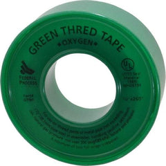 Federal Process - 1/2" Wide x 260" Long Oxygen Pipe Repair Tape - 3.7 mil Thick, -450 to 550°F, Green - Caliber Tooling