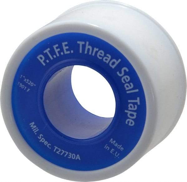 Federal Process - 1" Wide x 520" Long General Purpose Pipe Repair Tape - 3 mil Thick, -450 to 550°F, White - Caliber Tooling