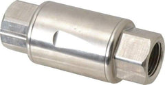 Legris - 3/8" Stainless Steel Check Valve - Unidirectional, FNPT x FNPT, 580 WOG - Caliber Tooling