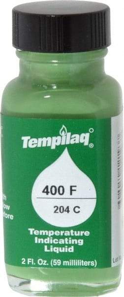 Tempil - 400°F Temp Indicating Liquid - 2 Ounce Container, 204°C - Caliber Tooling