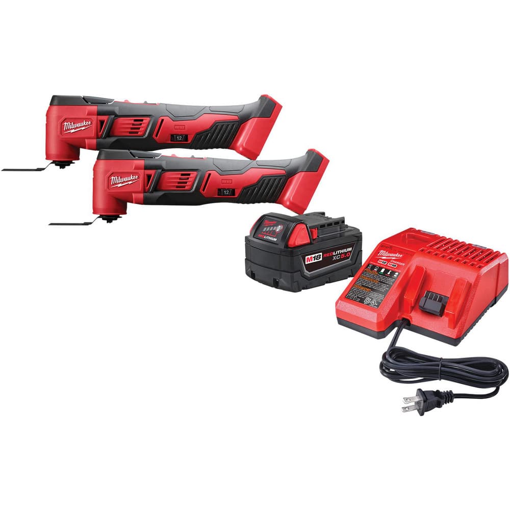 Rotary & Multi-Tools; Product Type: Multi-Tool Kit; Batteries Included: Yes; Speed (RPM): 11000-18000; Oscillation Per Minute: 11,000-18,000; Battery Chemistry: Lithium-ion; Voltage: 18.00; For Use With: Sanding Pad; Wood Cutting Blade; Sanding Sheet; Ove