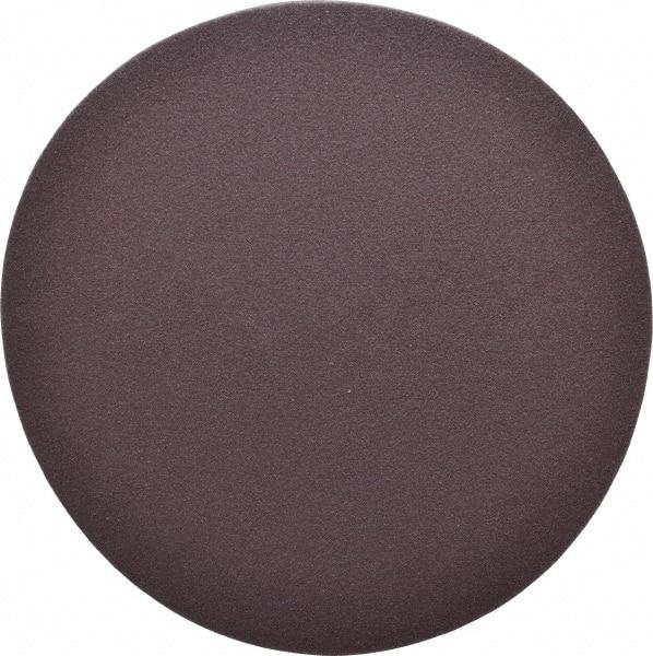 Norton - 6" Diam, 180 Grit Aluminum Oxide Adhesive PSA Disc - Fine Grade, Brown, X Weighted Backing, Flexible - Caliber Tooling