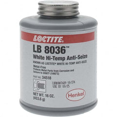 Loctite - 16 oz Brush Top High Temperature Anti-Seize Lubricant - Graphite, 2,000°F - Caliber Tooling