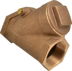 NIBCO - 2" Bronze Check Valve - Y-Pattern, FNPT x FNPT, 400 WOG - Caliber Tooling