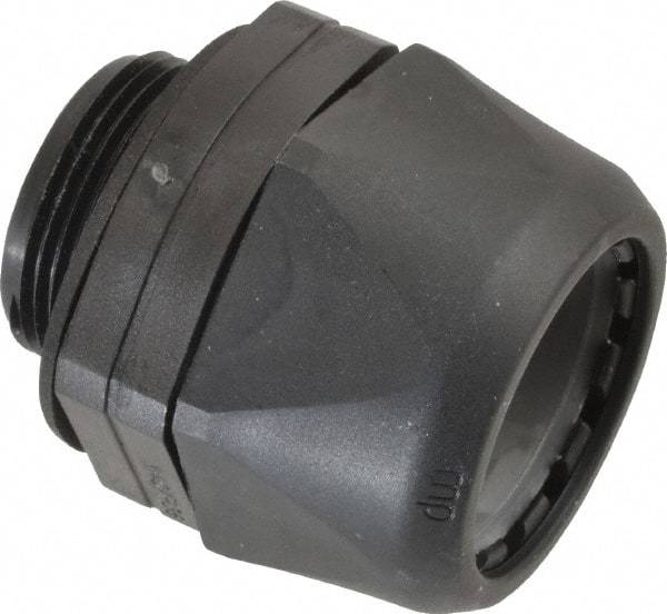 Murrplastik - 1-1/4" Trade, Nylon Compression Straight Liquidtight Conduit Connector - Noninsulated - Caliber Tooling