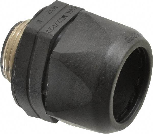 Murrplastik - 1" Trade, Nylon Compression Straight Liquidtight Conduit Connector - Noninsulated - Caliber Tooling