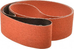 3M - 3" Wide x 132" OAL, 36 Grit, Ceramic Abrasive Belt - Ceramic, Very Coarse, Coated, YF Weighted Cloth Backing, Wet/Dry, Series 777F - Caliber Tooling