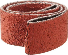 3M - 3/4" Wide x 20-1/2" OAL, 60 Grit, Ceramic Abrasive Belt - Ceramic, Medium, Coated, YF Weighted Cloth Backing, Wet/Dry, Series 777F - Caliber Tooling