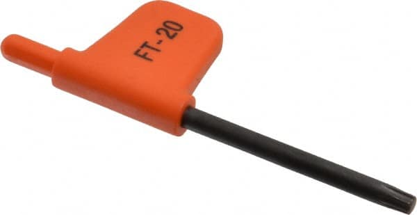 Kennametal - T20 Torx Drive, Flag Handle Driver for Indexable End Mills - Compatible with Insert Screws - Caliber Tooling