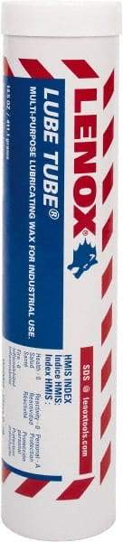 Lenox - Lube Tube, 14.5 oz Tube Sawing Fluid - Wax, For Drilling, Milling, Grinding, Threading, Tapping - Caliber Tooling