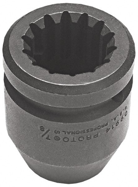 Proto - #5 Spline Drive, 1-9/16" Socket, Impact Socket - Exact Industrial Supply