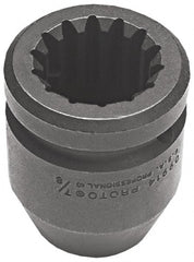 Proto - #5 Spline Drive, 1-9/16" Socket, Impact Socket - Exact Industrial Supply