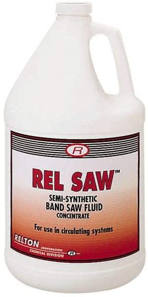 Relton - Rel Saw, 55 Gal Drum Sawing Fluid - Semisynthetic, For Cleaning - Caliber Tooling