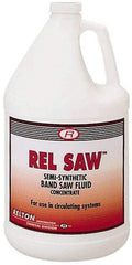 Relton - Rel Saw, 1 Gal Bottle Sawing Fluid - Semisynthetic, For Cleaning - Caliber Tooling