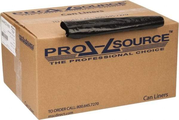 PRO-SOURCE - 2 mil Thick, Heavy-Duty Trash Bags - 43" Wide x 47" High, Black - Caliber Tooling