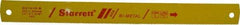 Starrett - 14" Long, 10 Teeth per Inch, Bi-Metal Power Hacksaw Blade - Toothed Edge, 1-3/8" Wide x 0.062" Thick - Caliber Tooling