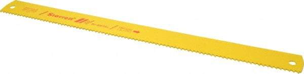 Starrett - 21" Long, 4 Teeth per Inch, Bi-Metal Power Hacksaw Blade - Toothed Edge, 1-7/8" Wide x 0.088" Thick - Caliber Tooling