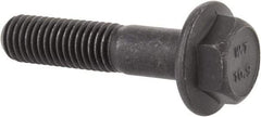 Value Collection - M10x1.50 Metric Coarse, 45mm Length Under Head, Hex Drive Flange Bolt - 35mm Thread Length, Grade 10.9 Alloy Steel, Smooth Flange, Phosphate & Oil Finish - Caliber Tooling