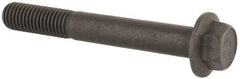 Value Collection - M12x1.75 Metric Coarse, 90mm Length Under Head, Hex Drive Flange Bolt - 40mm Thread Length, Grade 10.9 Alloy Steel, Smooth Flange, Phosphate & Oil Finish - Caliber Tooling