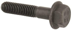 Value Collection - M6x1.00 Metric Coarse, 30mm Length Under Head, Hex Drive Flange Bolt - 20mm Thread Length, Grade 10.9 Alloy Steel, Smooth Flange, Phosphate & Oil Finish - Caliber Tooling