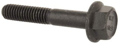 Value Collection - M6x1.00 Metric Coarse, 35mm Length Under Head, Hex Drive Flange Bolt - 20mm Thread Length, Grade 10.9 Alloy Steel, Smooth Flange, Phosphate & Oil Finish - Caliber Tooling